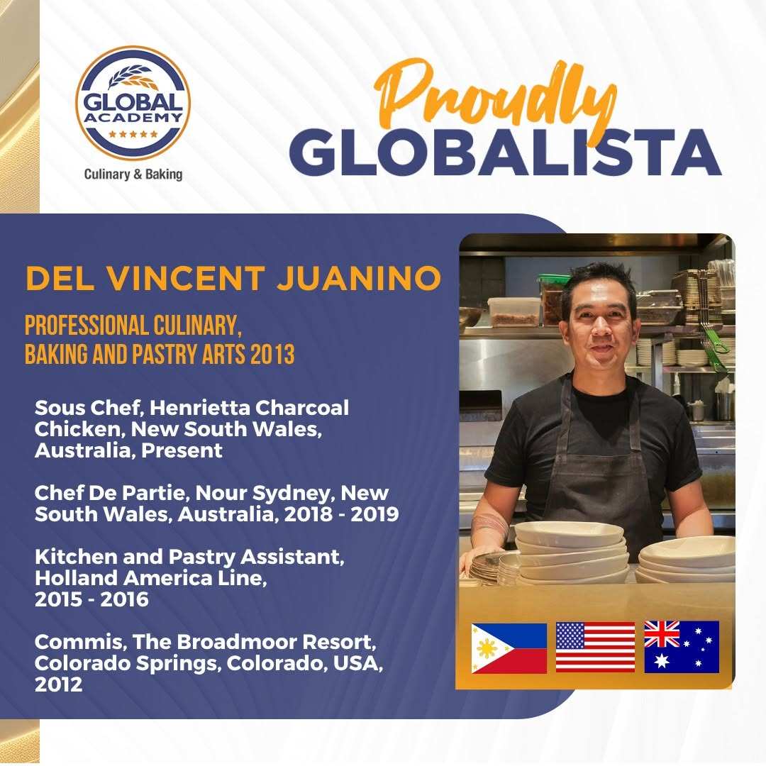Global Academy of Culinary and Baking and Pastry Arts - Alumni